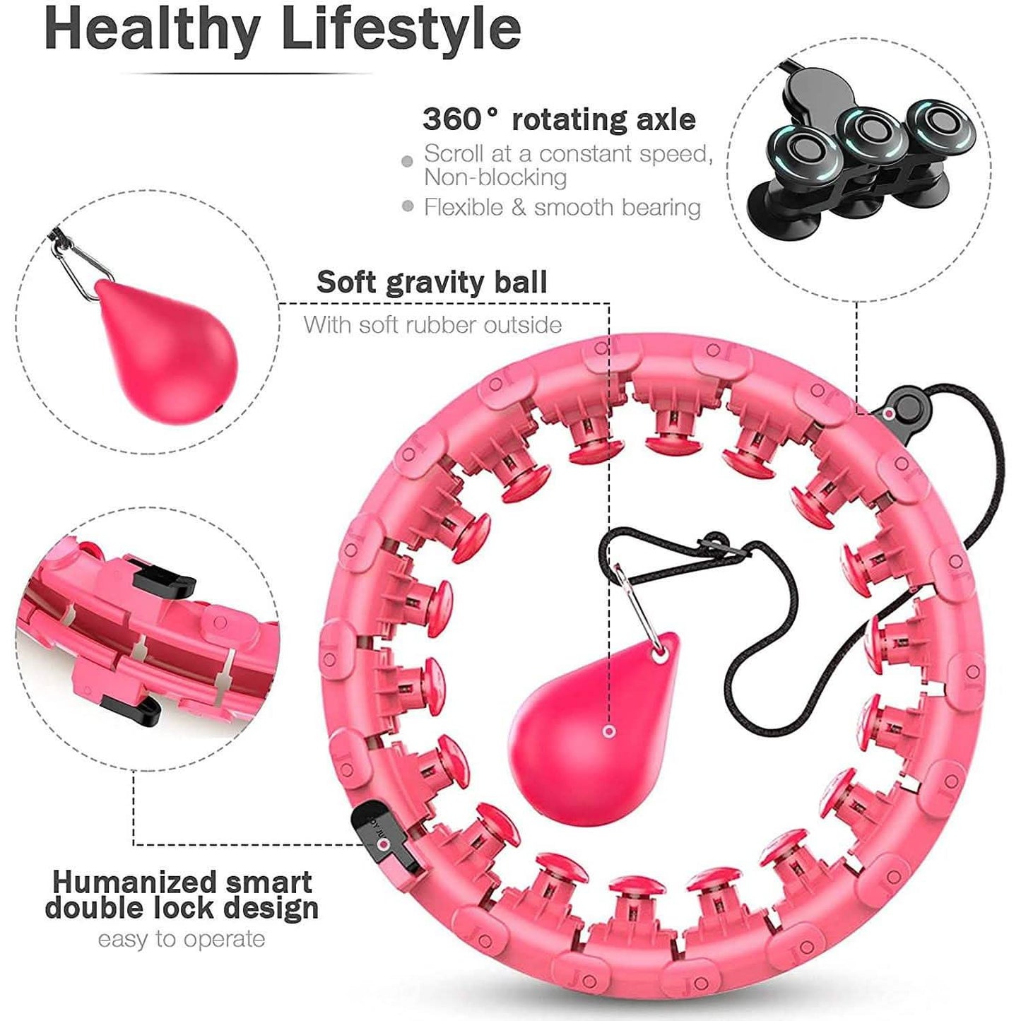 AZ GOGO Smart Hula-Hoop mit Gewichten