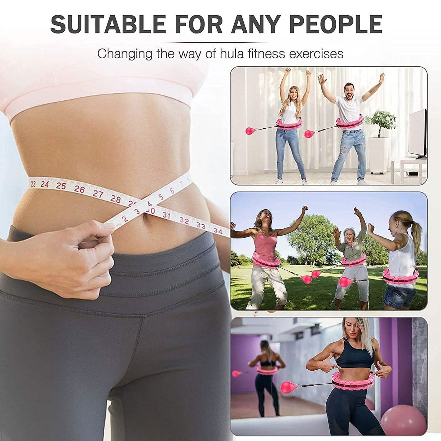 AZ GOGO Smart Hula-Hoop mit Gewichten