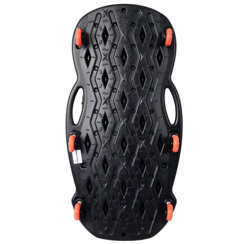 Ergonomischer Hohlkörper aus HDPE mit gepolsterter Kopfstütze und zwei Werkzeugablagen