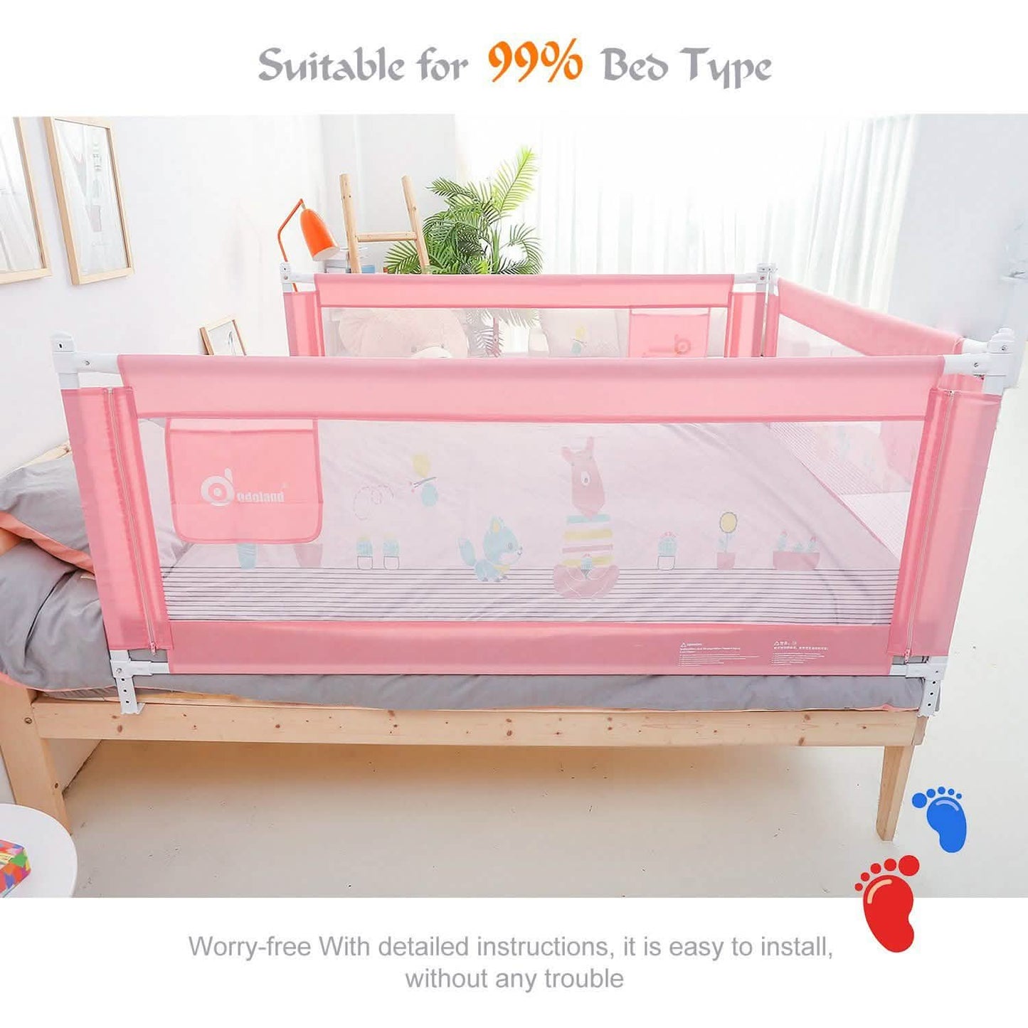 Baby Kleinkind Kinder Bettgitter Absturzsicherung Bettgitter