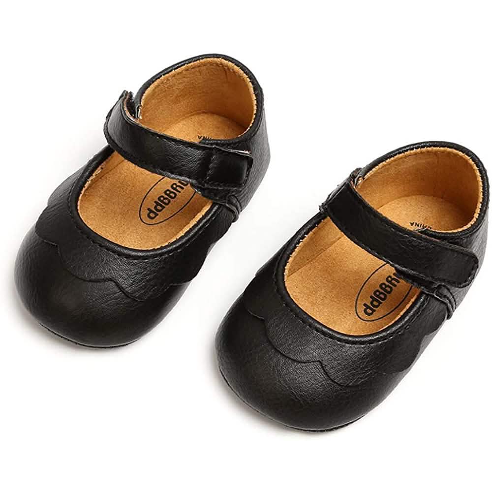 Baby Mädchen Mary Jane Ballerinas Rutschfeste Kleinkind Lauflernschuhe Prinzessin Festliche Schuhe