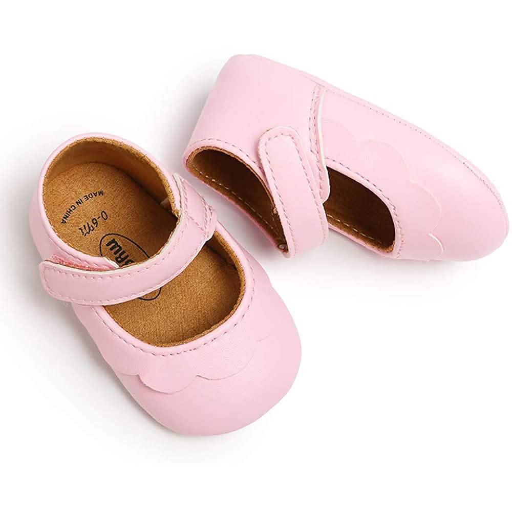 Baby Mädchen Mary Jane Ballerinas Rutschfeste Kleinkind Lauflernschuhe Prinzessin Festliche Schuhe