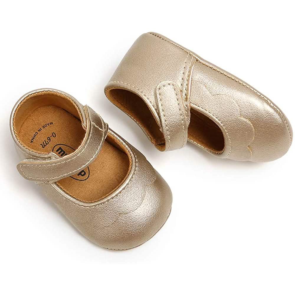 Baby Mädchen Mary Jane Ballerinas Rutschfeste Kleinkind Lauflernschuhe Prinzessin Festliche Schuhe