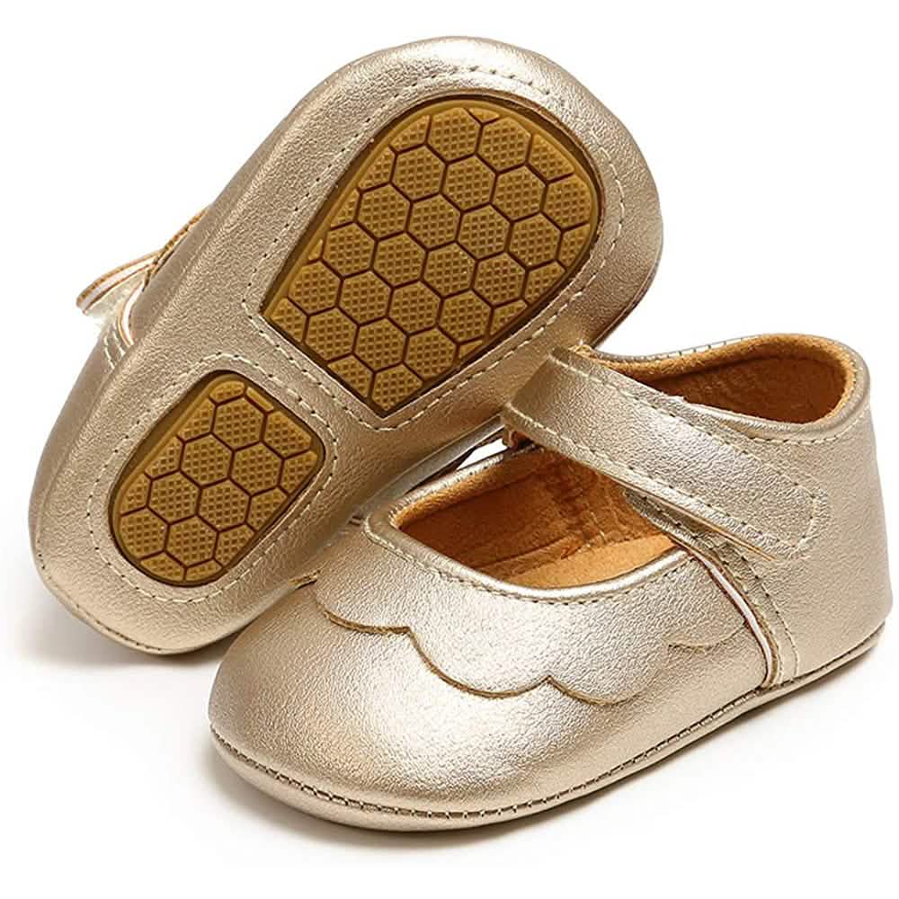 Baby Mädchen Mary Jane Ballerinas Rutschfeste Kleinkind Lauflernschuhe Prinzessin Festliche Schuhe