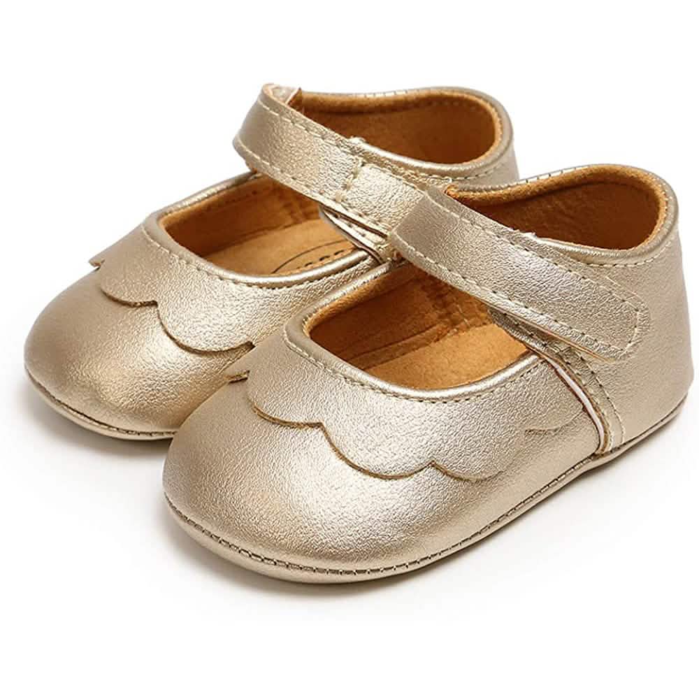 Baby Mädchen Mary Jane Ballerinas Rutschfeste Kleinkind Lauflernschuhe Prinzessin Festliche Schuhe