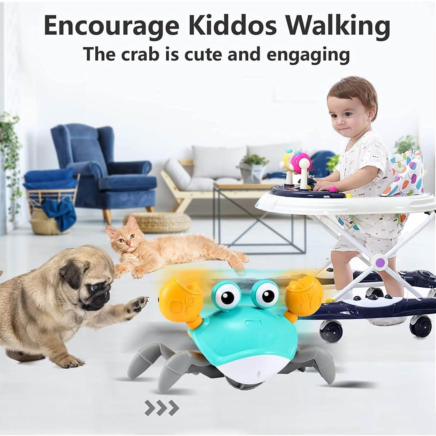 Baby-Spielzeug Krabbelkrebs für Säuglinge