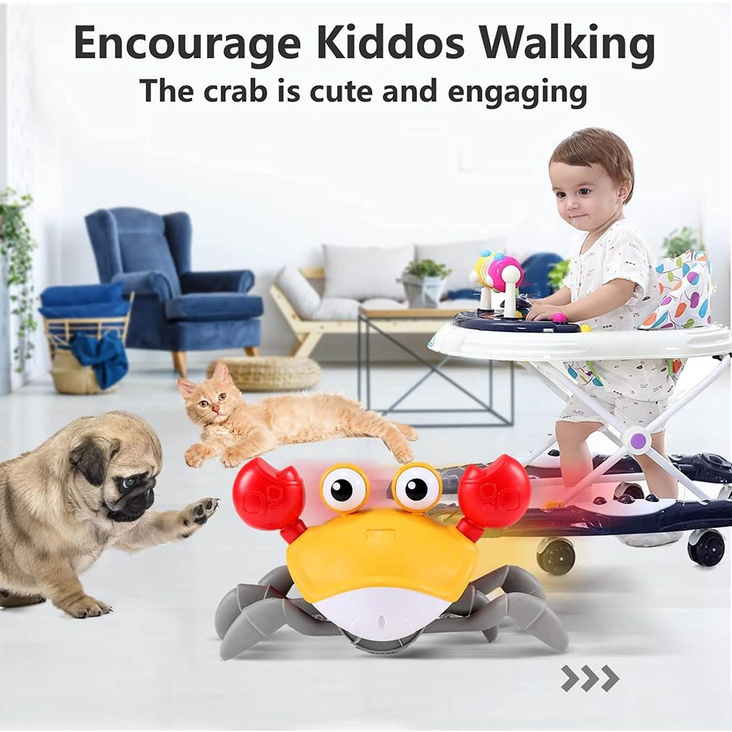 Baby-Spielzeug Krabbelkrebs für Säuglinge