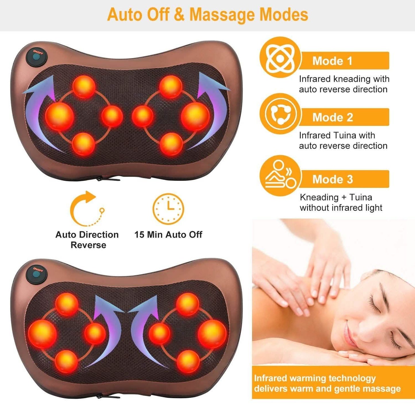 Nacken- und Schultermassagekissen