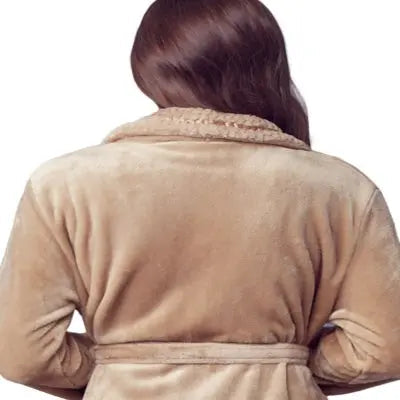 Superweicher Plüschbademantel für Damen