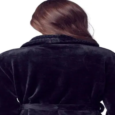 Superweicher Plüschbademantel für Damen
