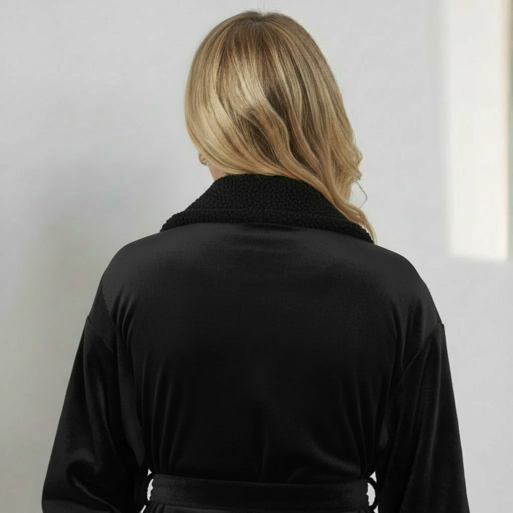 Superweicher Plüschbademantel für Damen