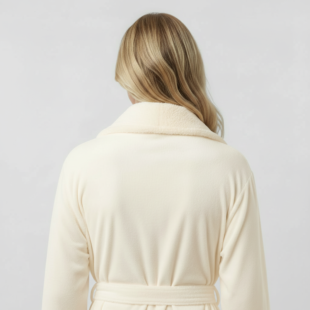 Superweicher Plüschbademantel für Damen