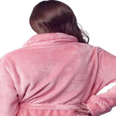 Superweicher Plüschbademantel für Damen