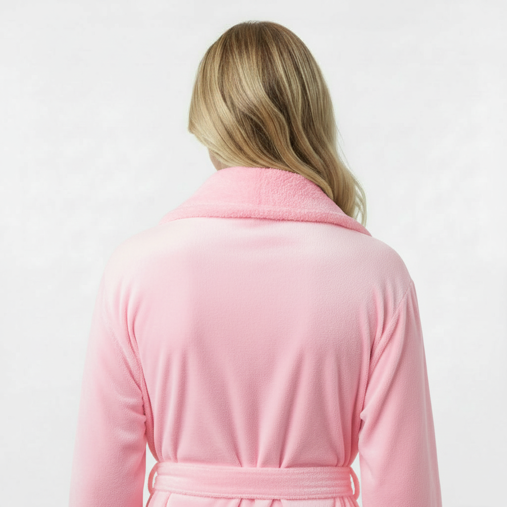 Superweicher Plüschbademantel für Damen