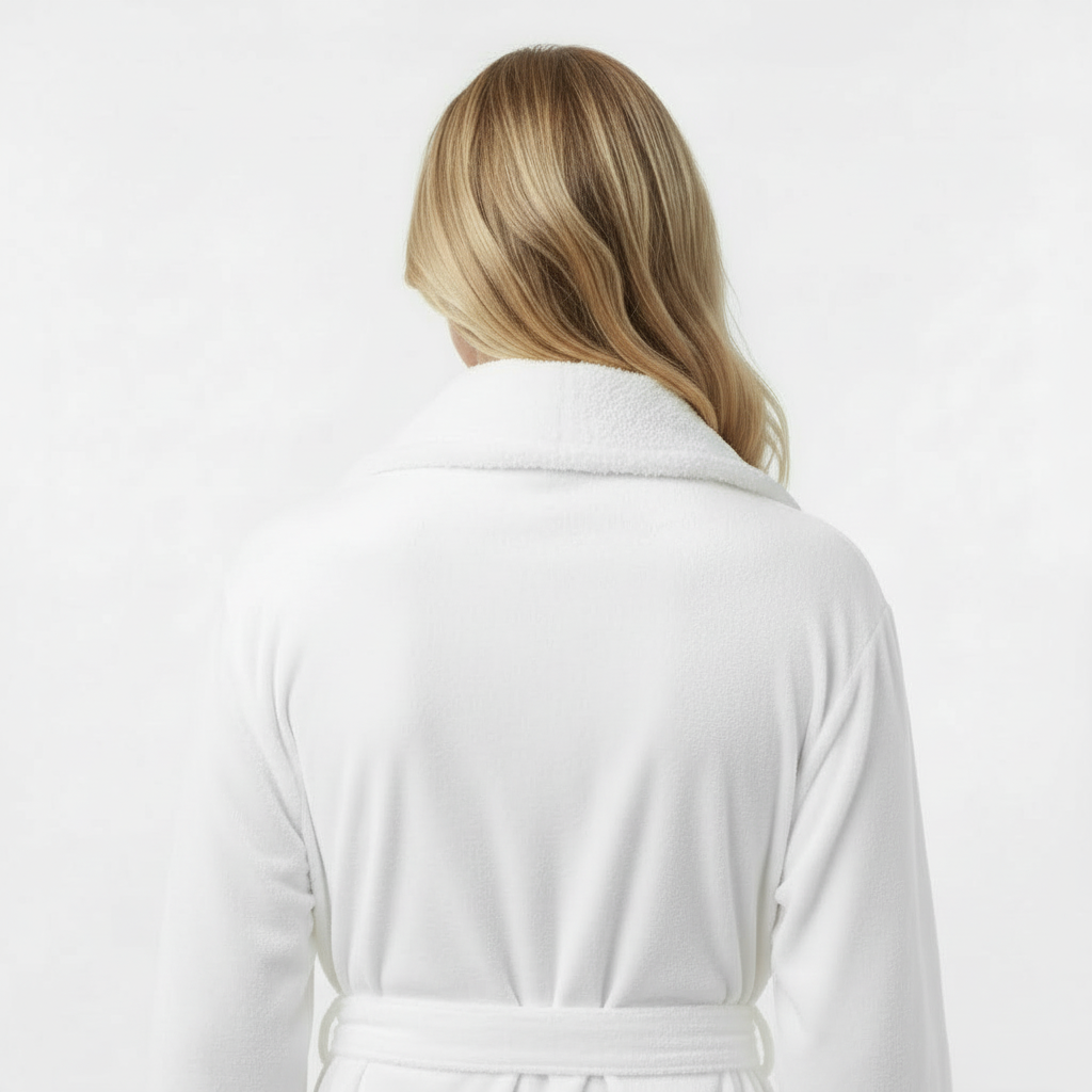 Superweicher Plüschbademantel für Damen