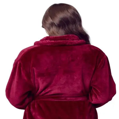 Superweicher Plüschbademantel für Damen