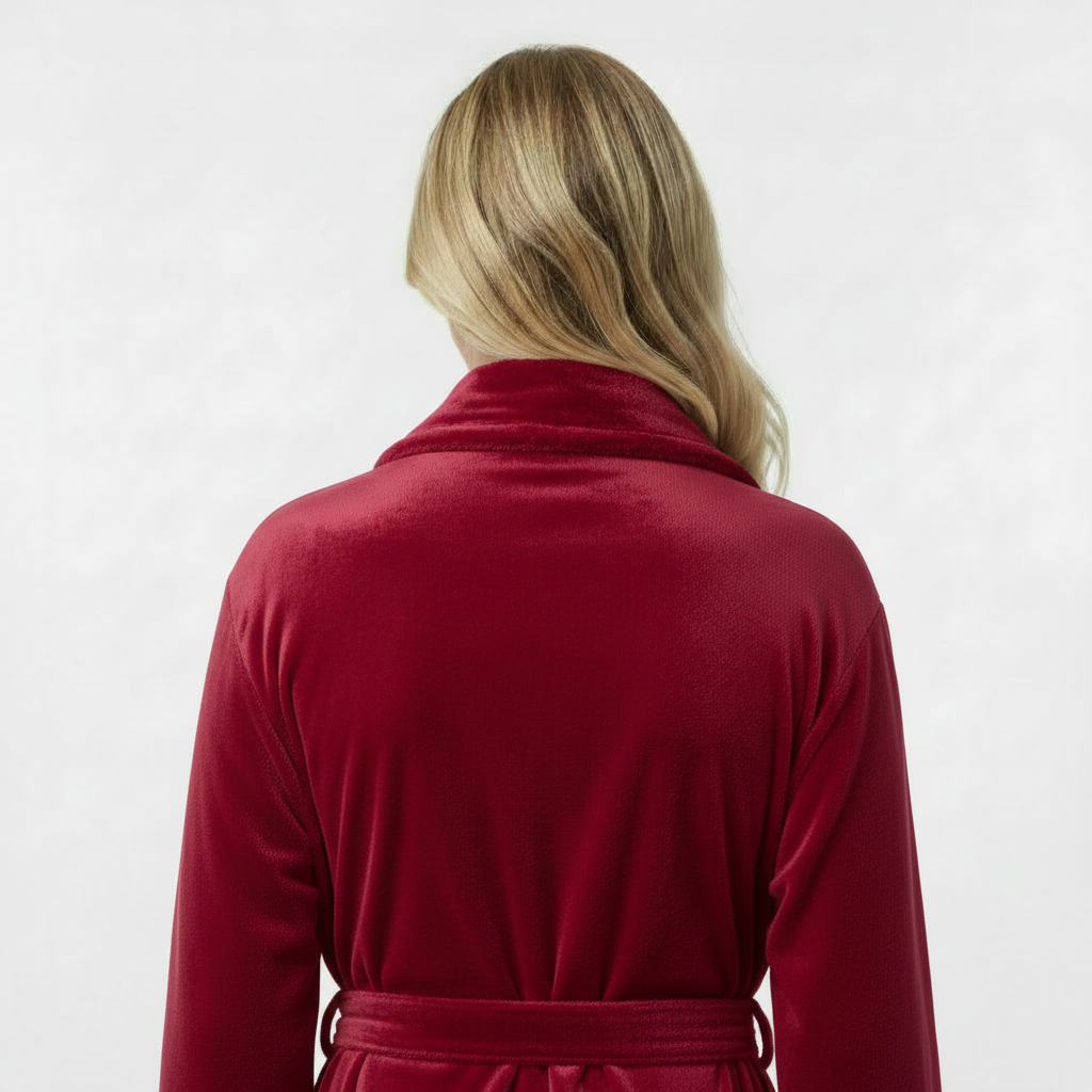 Superweicher Plüschbademantel für Damen