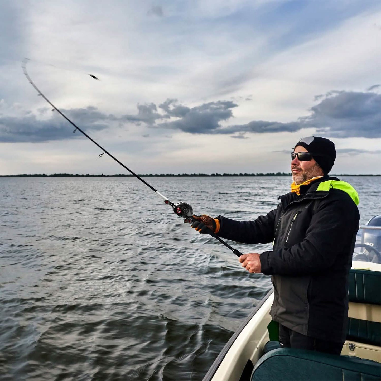 Baitcasting-Angelrolle Hohe Geschwindigkeit Große Wurfweite