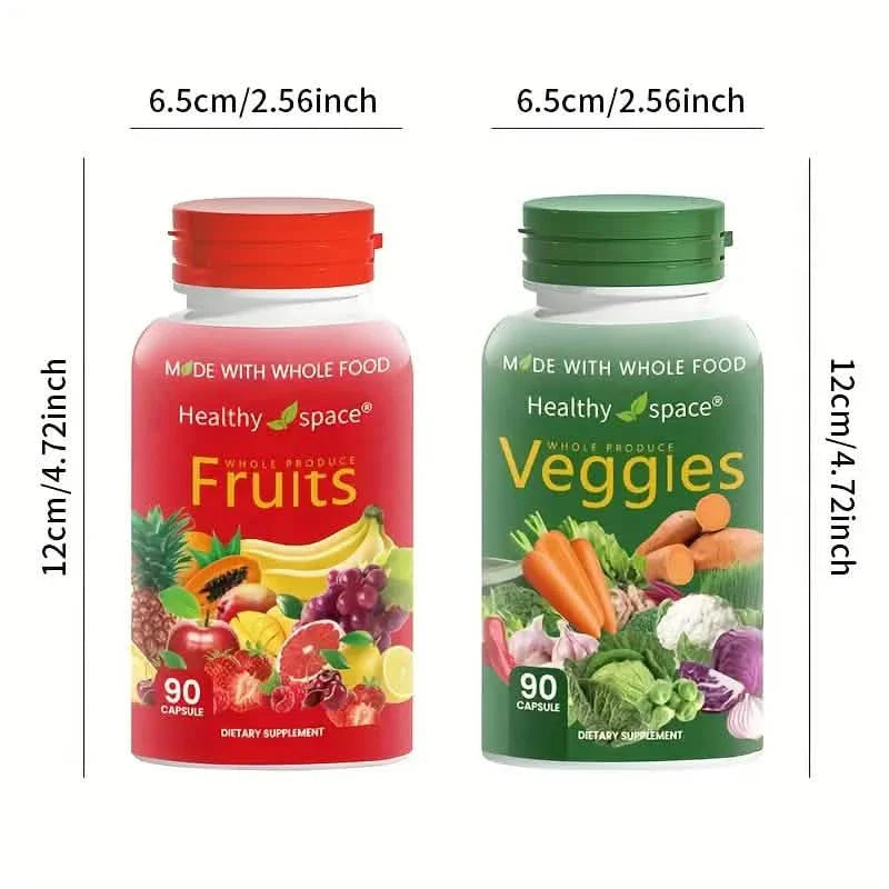 2er-Pack: Balance Of Nature Obst- & Gemüse-Nahrungsergänzungsmittel