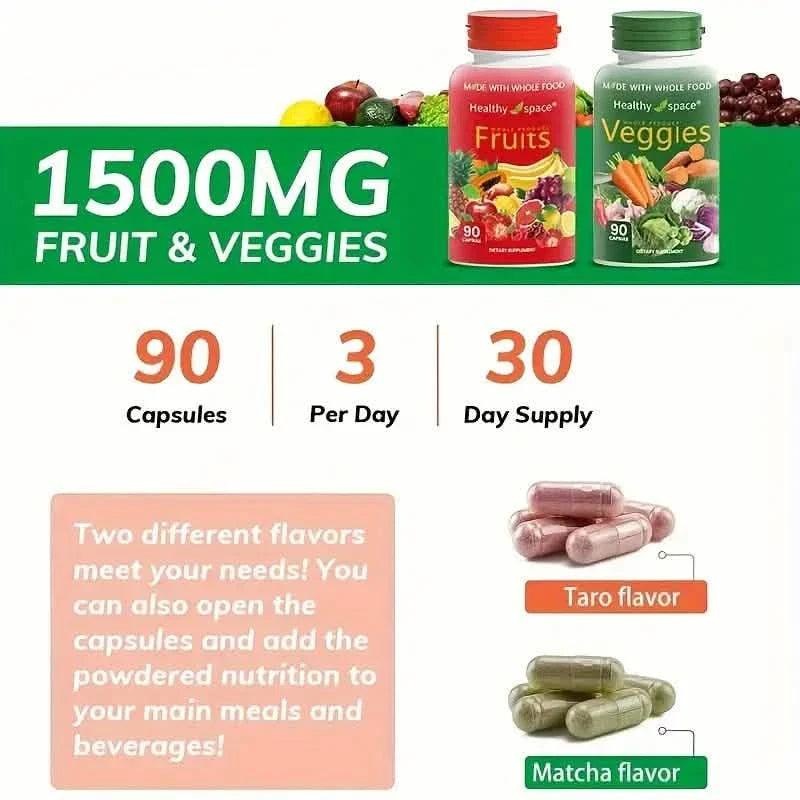 2er-Pack: Balance Of Nature Obst- & Gemüse-Nahrungsergänzungsmittel