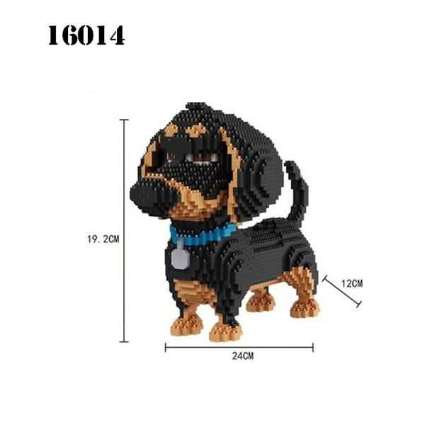 Balody Cartoon Hund Bausteine Pädagogisches Montagemodell-Set