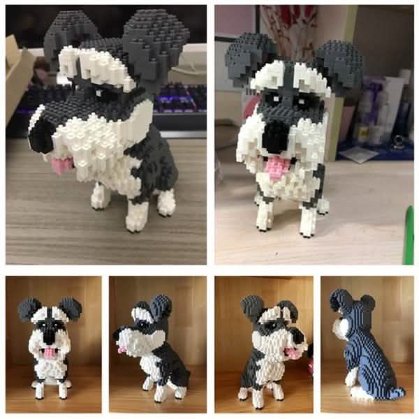 Balody Cartoon Hund Bausteine Pädagogisches Montagemodell-Set