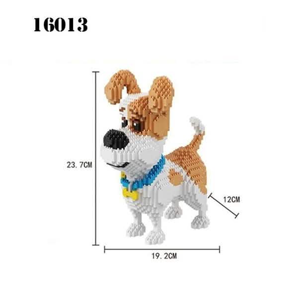 Balody Cartoon Hund Bausteine Pädagogisches Montagemodell-Set