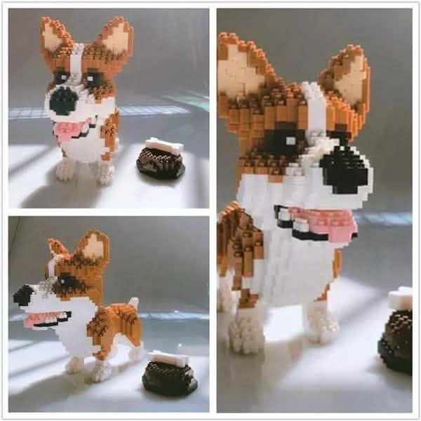 Balody Cartoon Hund Bausteine Pädagogisches Montagemodell-Set