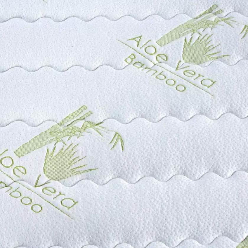 Hypoallergene Steppmatratzenauflage aus Bambus-Aloe Vera