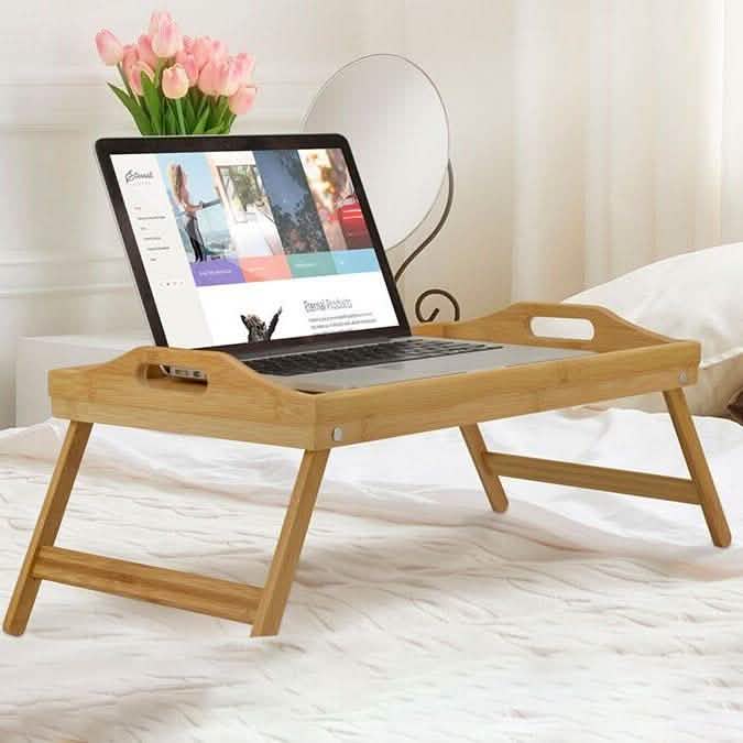 Bambus-Betttablett/Laptop-Knietisch