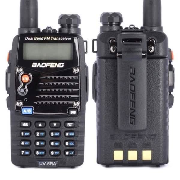 Baofeng UV-5RA V/UHF 136-174/400-520MHz Dualband-Zweiwege-Funkgerät Walkie-Talkies