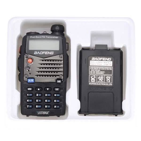 Baofeng UV-5RA V/UHF 136-174/400-520MHz Dualband-Zweiwege-Funkgerät Walkie-Talkies