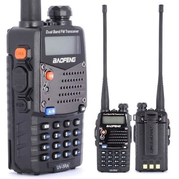 Baofeng UV-5RA V/UHF 136-174/400-520MHz Dualband-Zweiwege-Funkgerät Walkie-Talkies
