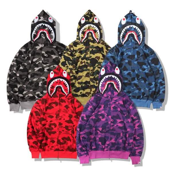 Tarn-Kapuzenjacke mit Reißverschluss, dünn, Hai-Jacke
