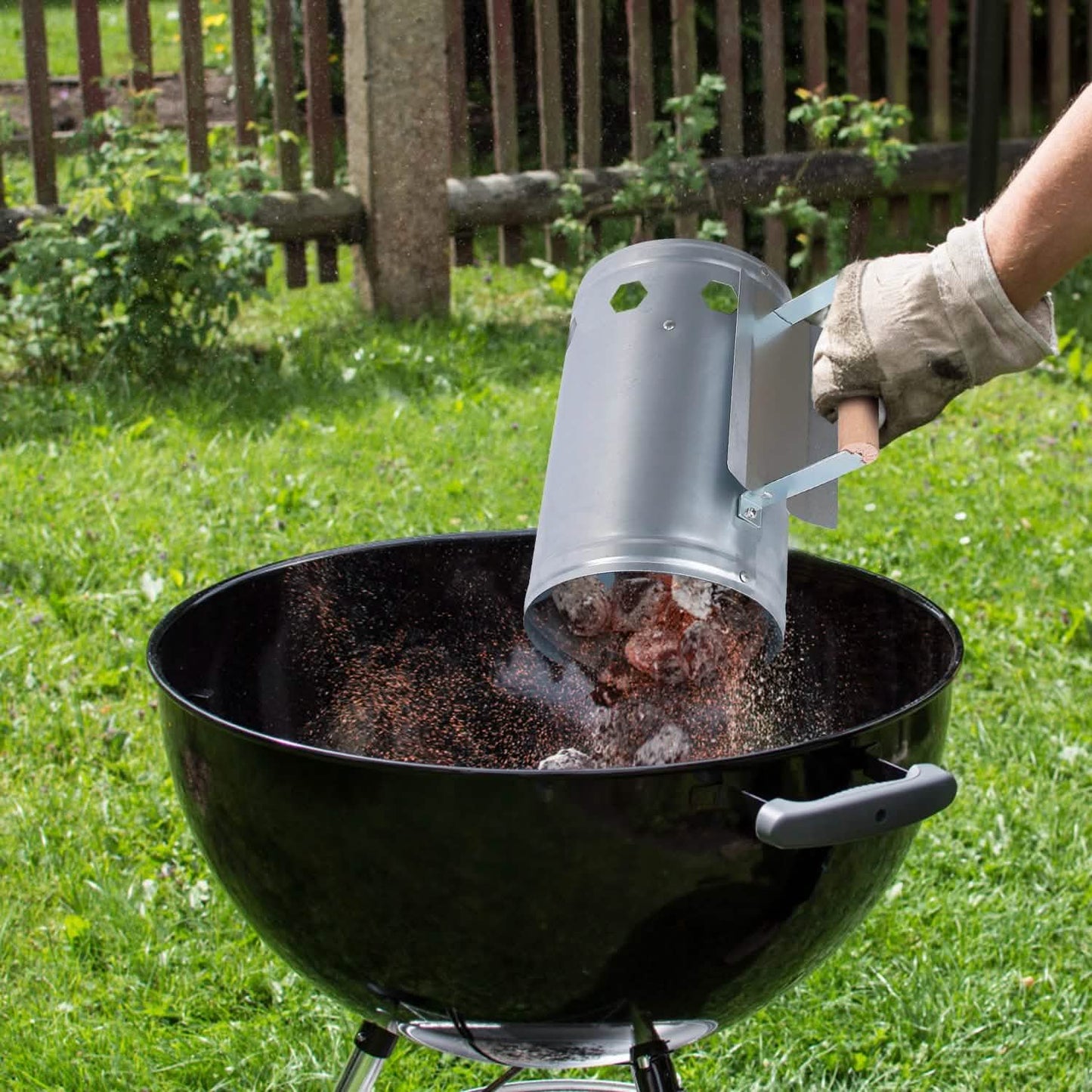 BBQ-Kohleanzünder-Kamin