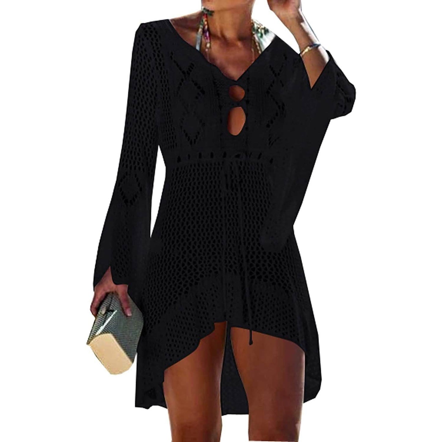 Strand-Tops Sexuelle Perspektive Cover-Kleid