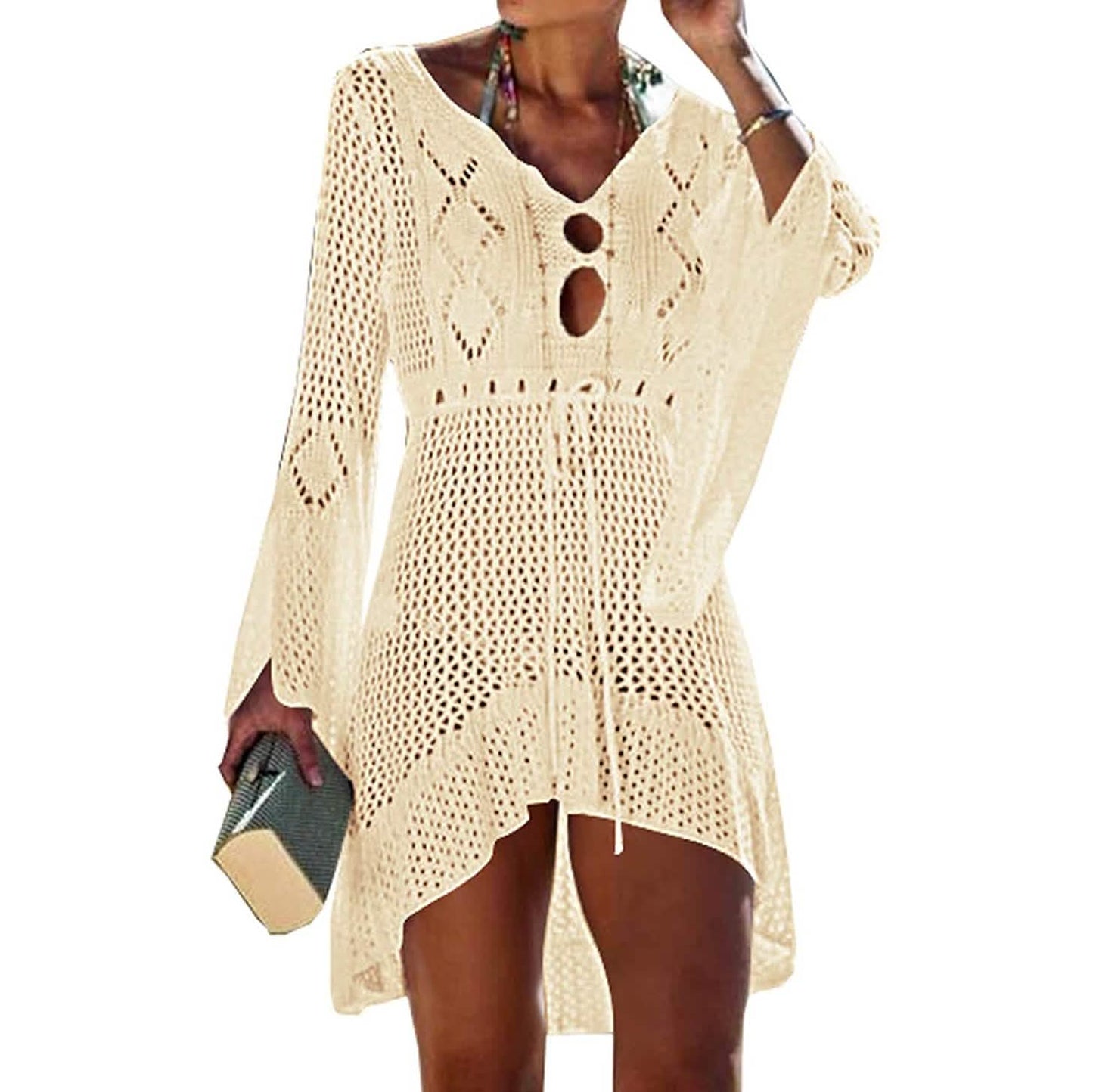 Strand-Tops Sexuelle Perspektive Cover-Kleid