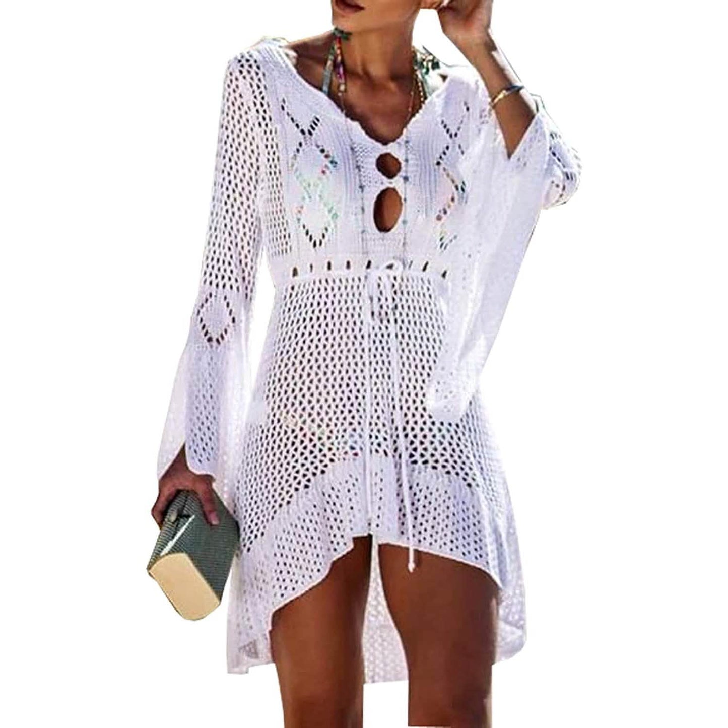 Strand-Tops Sexuelle Perspektive Cover-Kleid