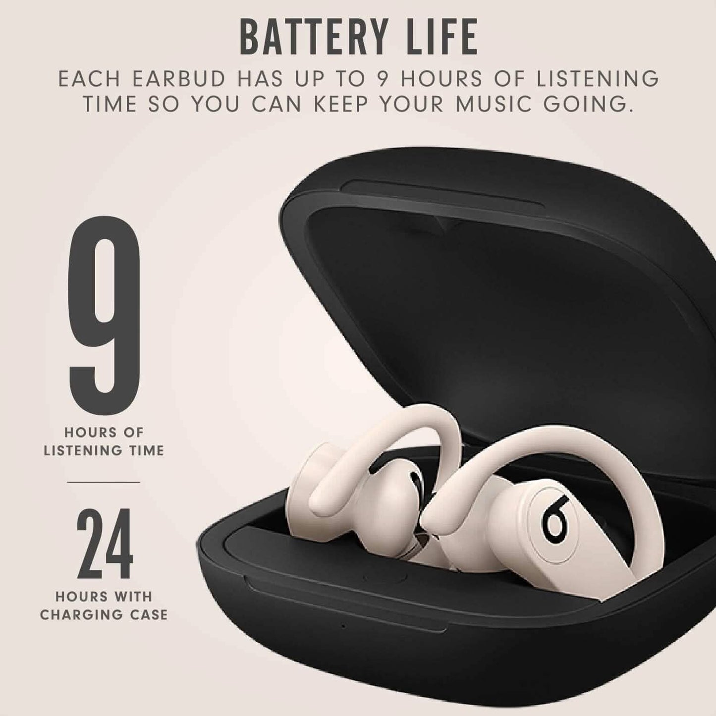 Beats Powerbeats Pro Kabellose Kopfhörer – Elfenbein (Generalüberholt)