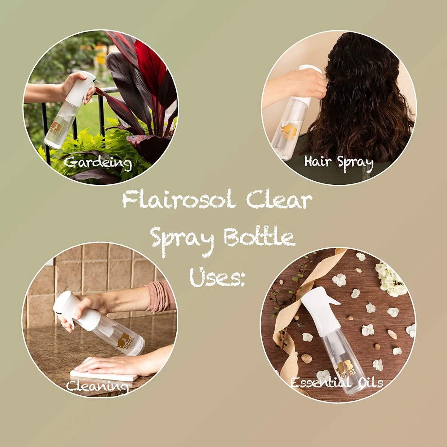 Beautify Beauties Haarsprayflasche – Ultrafeiner kontinuierlicher Wasserzerstäuber