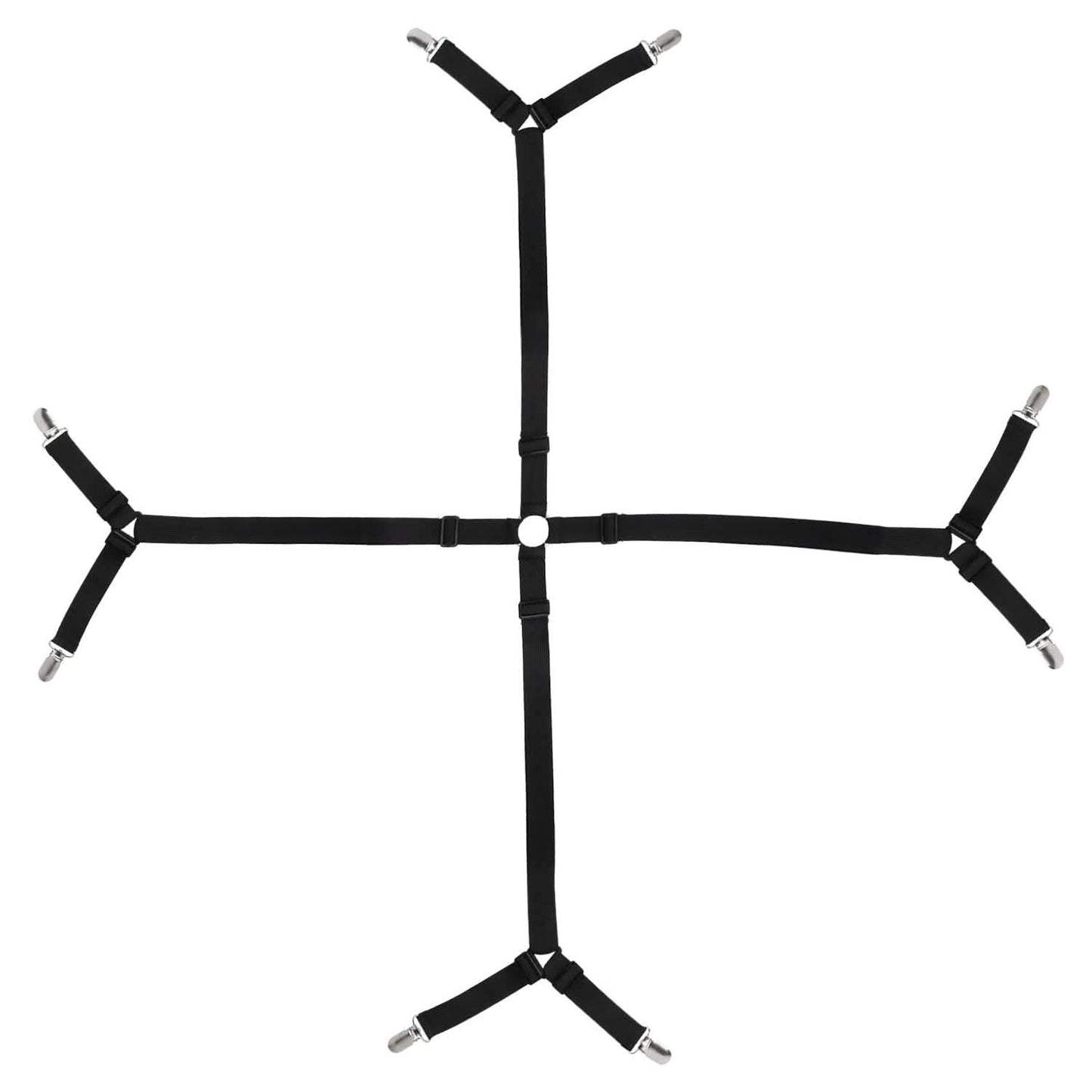 Bettlaken-Befestiger, verstellbar, über Kreuz, elastisch, Bettlaken-Spanner
