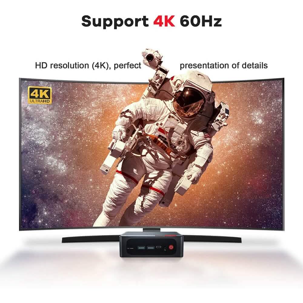 Beelink SER5 vielseitiger Mini-PC, AMD Ryzen 5 5560U (bis zu 4,0 GHz) 6C/12T (generalüberholt)