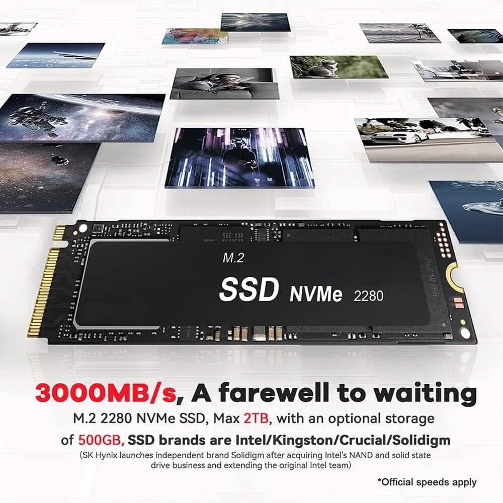 Beelink SER5 vielseitiger Mini-PC, AMD Ryzen 5 5560U (bis zu 4,0 GHz) 6C/12T (generalüberholt)