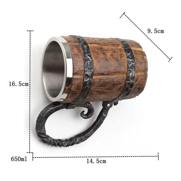 Bierkrüge Edelstahl-Trinkgefäße