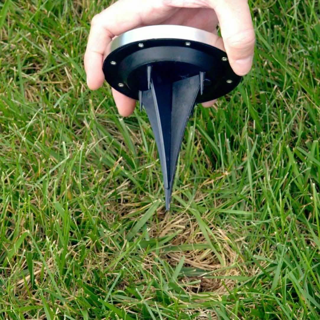 Bell + Howell Solarbetriebene LED-Gartenscheibenleuchten Set