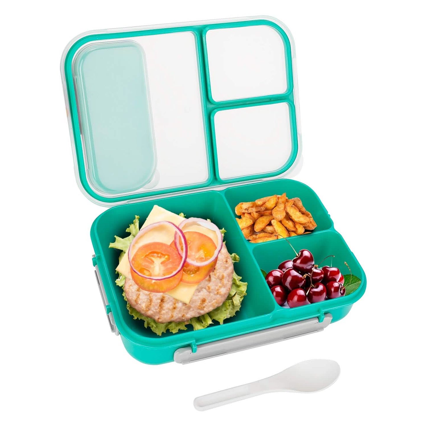 Bento Box Tragbare Lunchbox Picknick-Vorratsbehälter mit 3 Fächern