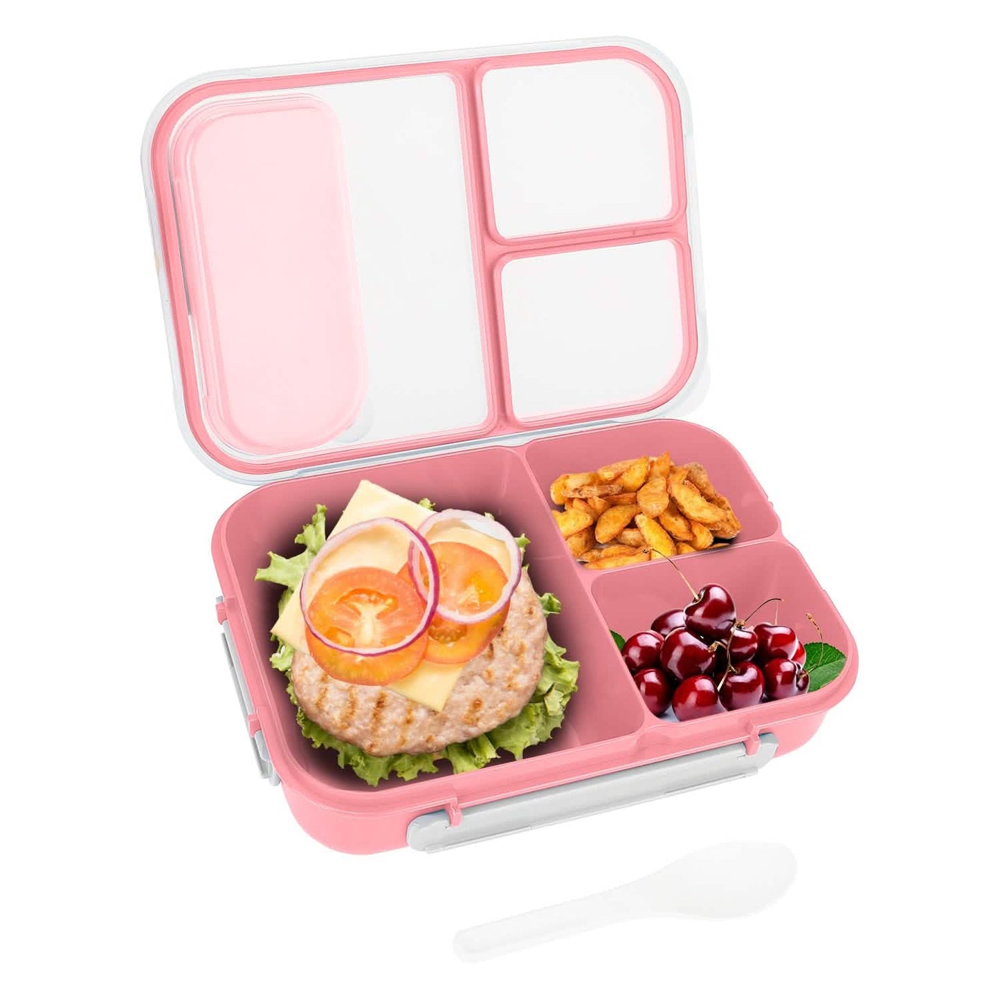 Bento Box Tragbare Lunchbox Picknick-Vorratsbehälter mit 3 Fächern