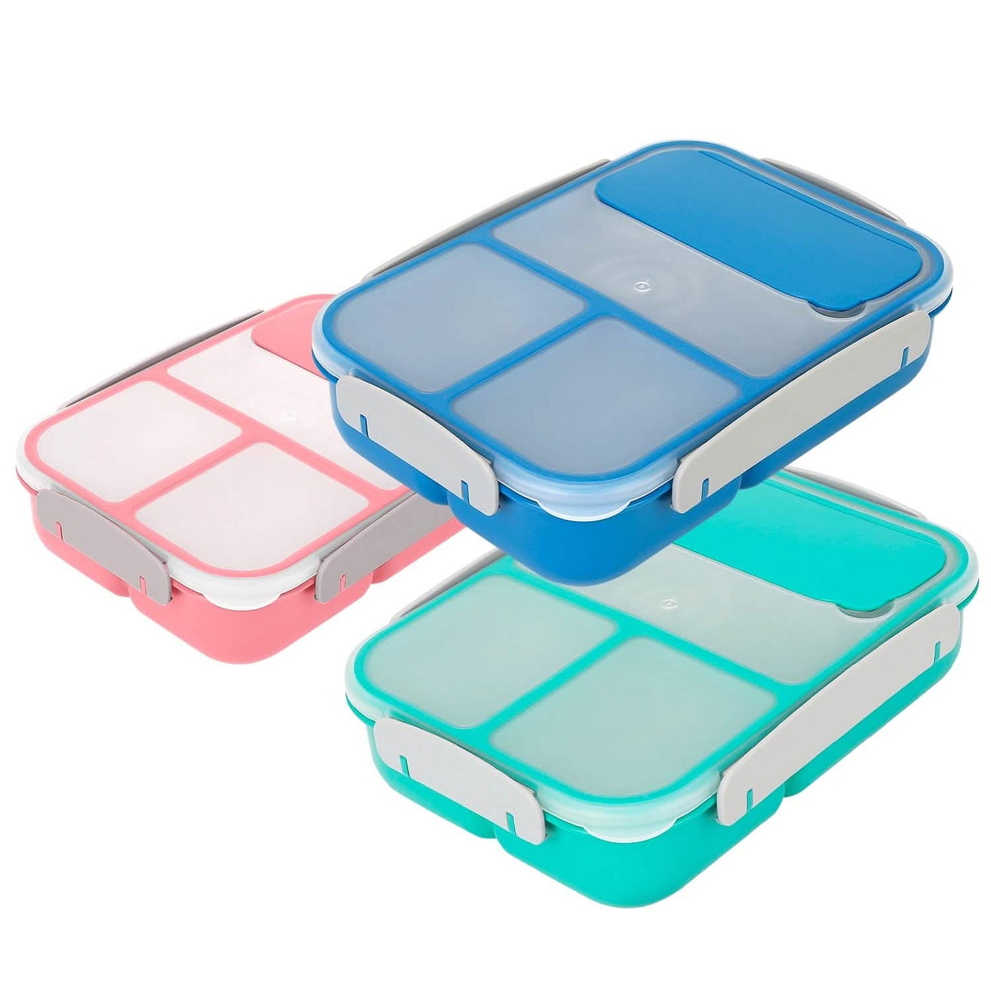 Bento Box Tragbare Lunchbox Picknick-Vorratsbehälter mit 3 Fächern