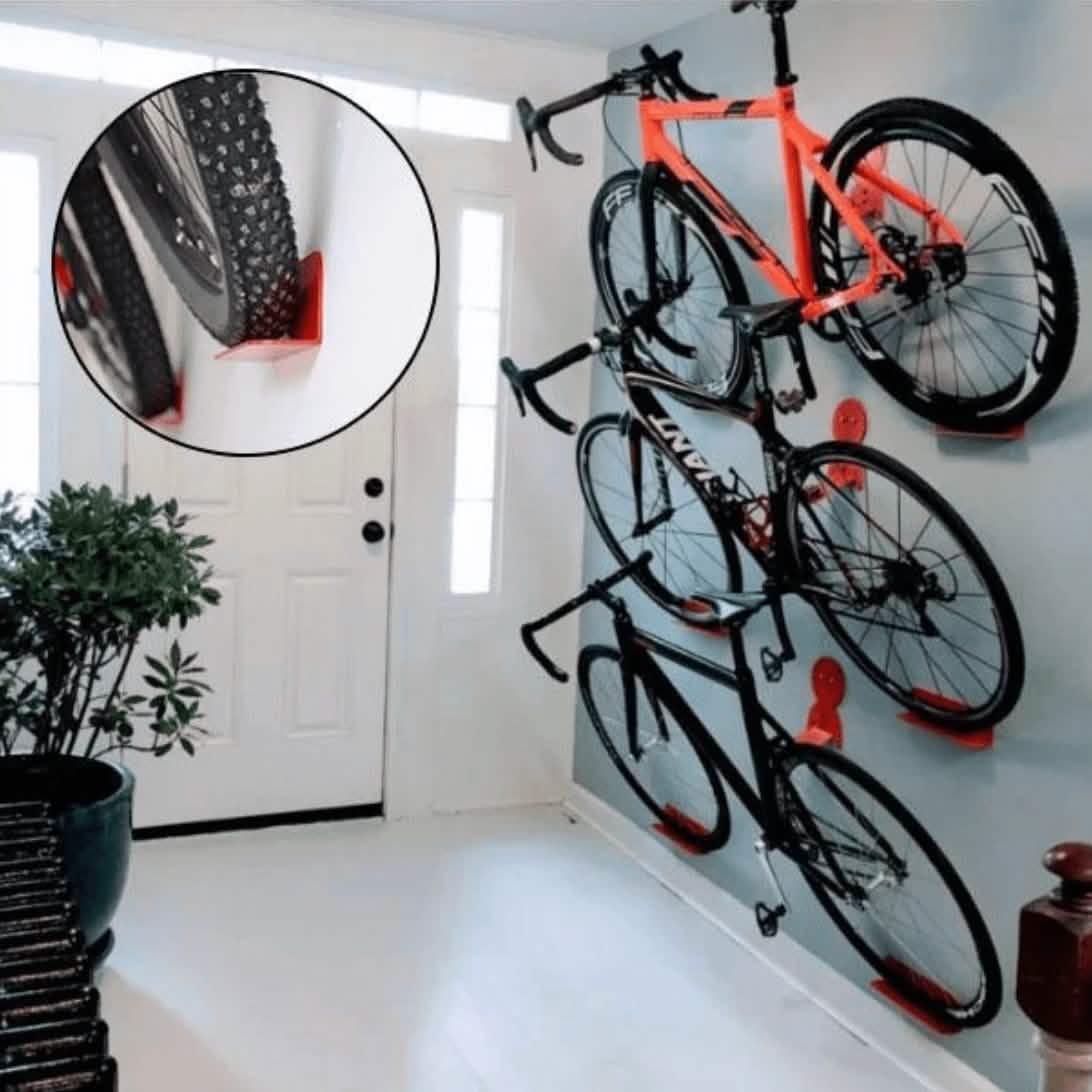 Fahrrad-Wandhakenleiste aus Metall