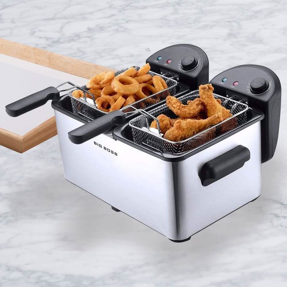Big Boss Doppelfritteuse 1500 Watt